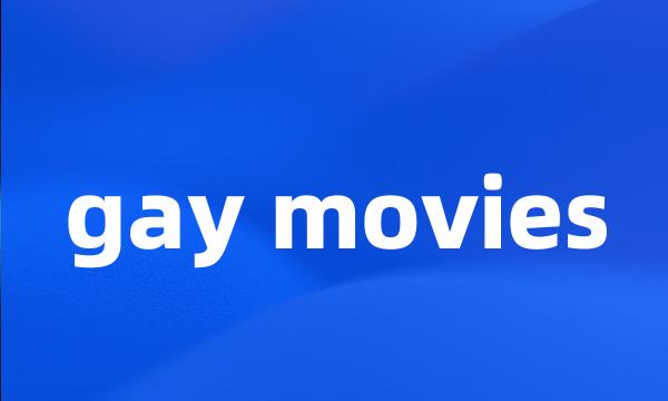 gay movies