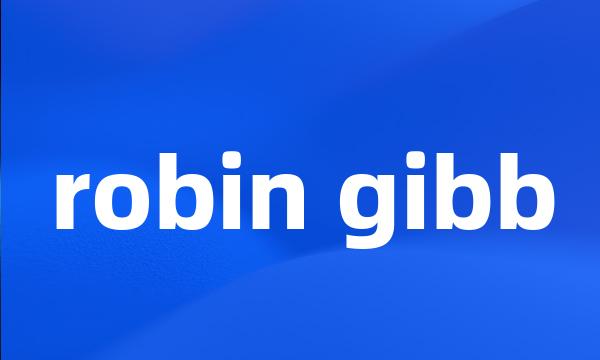 robin gibb