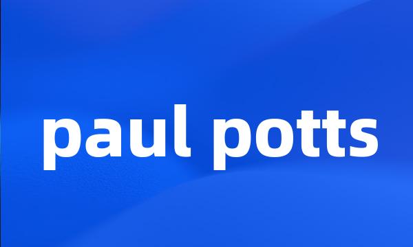 paul potts