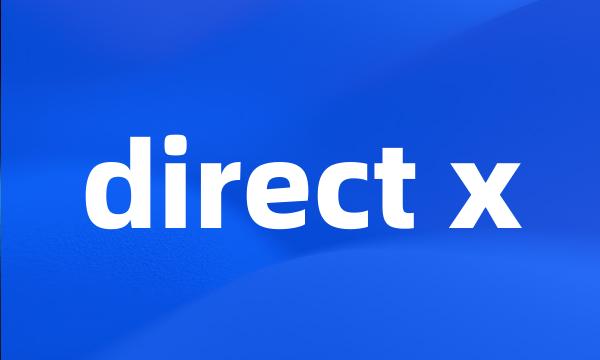 direct x