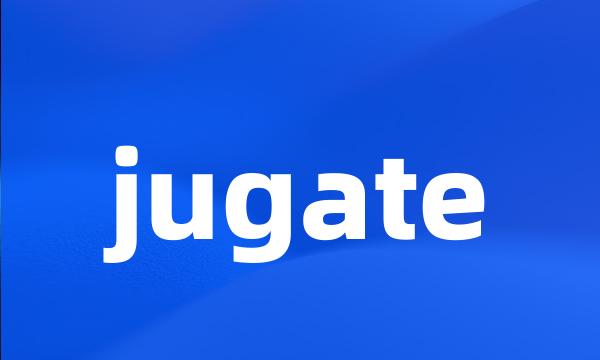 jugate