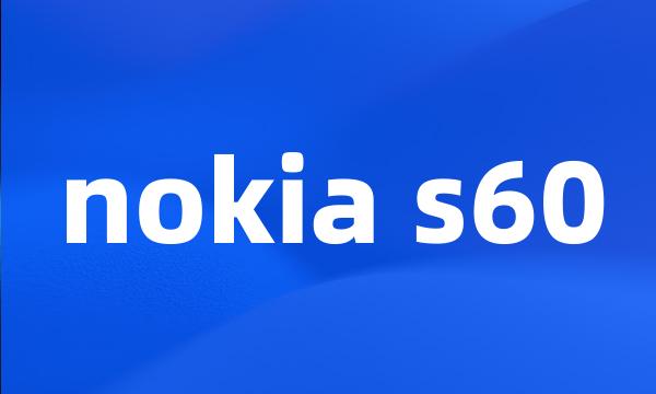 nokia s60