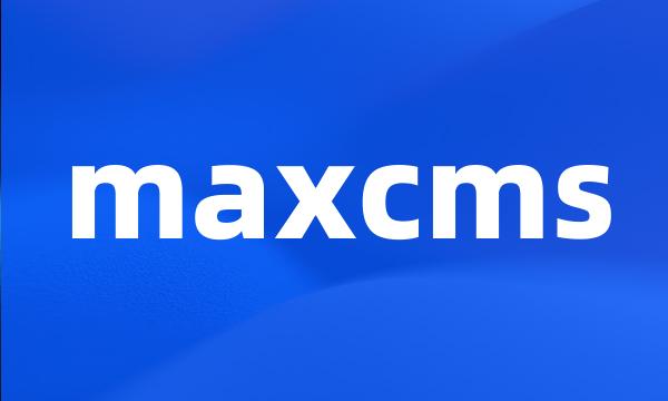 maxcms