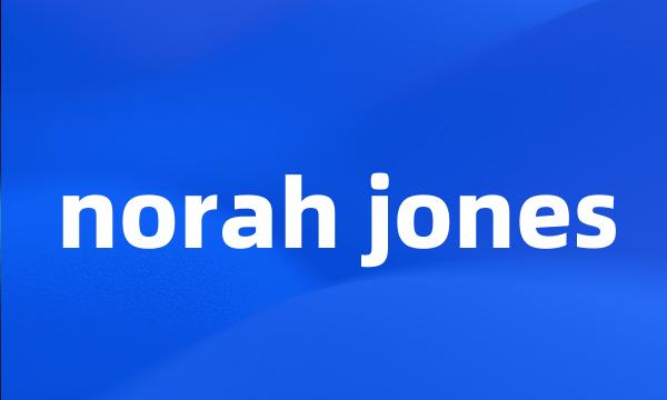 norah jones