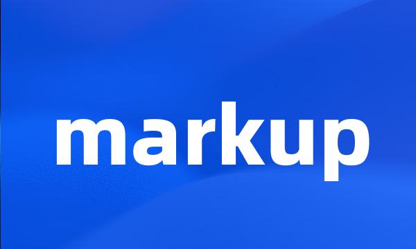 markup