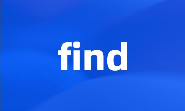 find