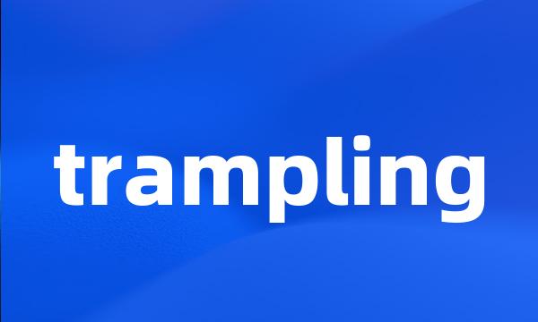 trampling