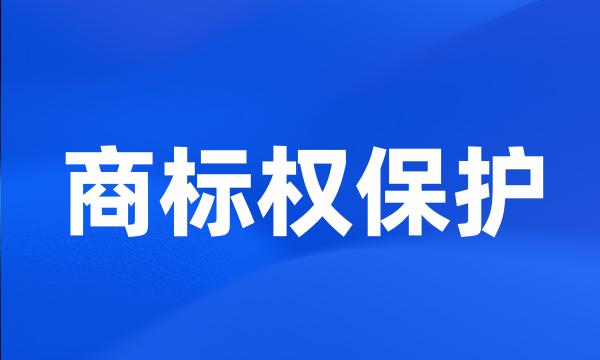 商标权保护