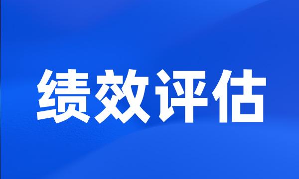 绩效评估