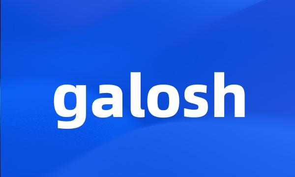 galosh