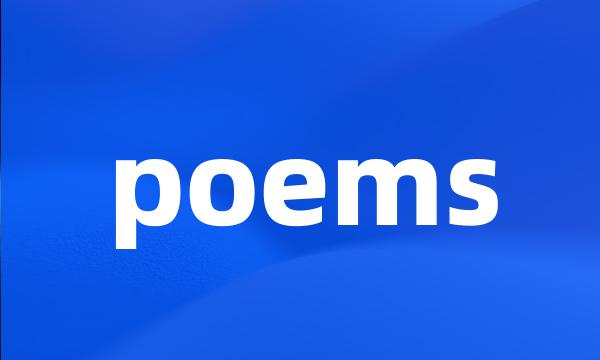 poems