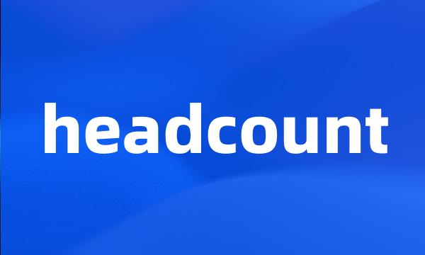 headcount