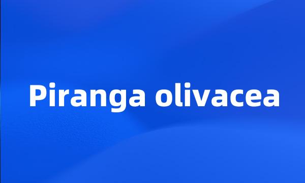 Piranga olivacea