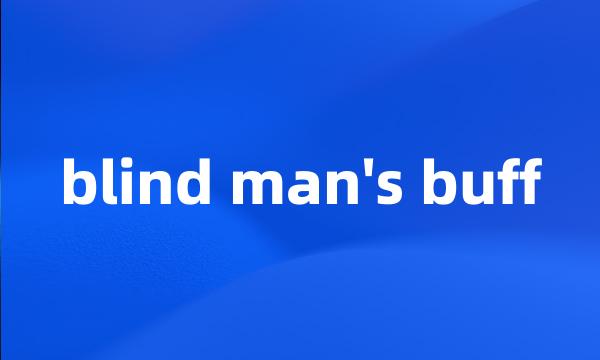 blind man's buff