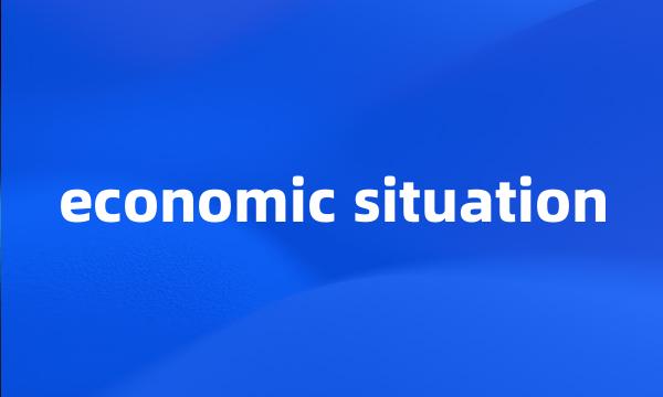 economic situation