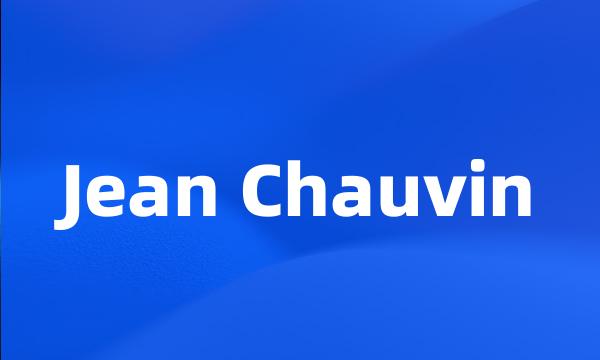 Jean Chauvin
