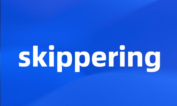 skippering