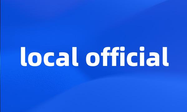 local official