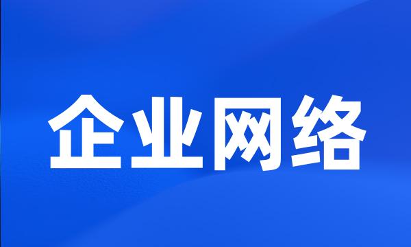 企业网络