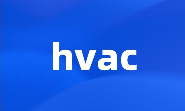 hvac