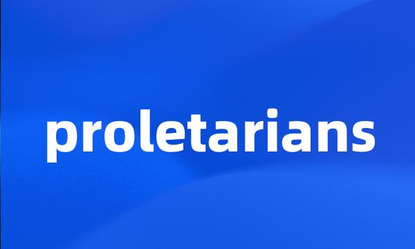 proletarians
