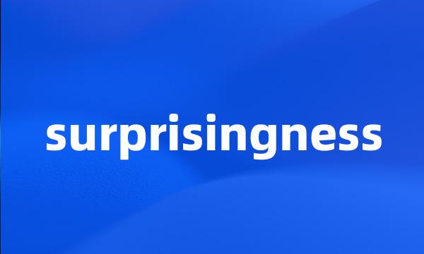 surprisingness