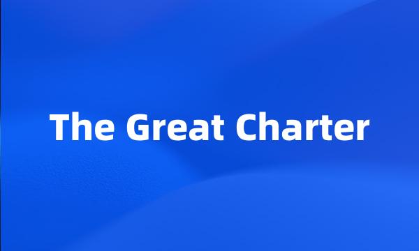 The Great Charter