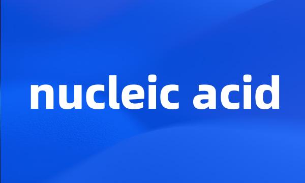 nucleic acid