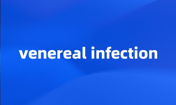 venereal infection