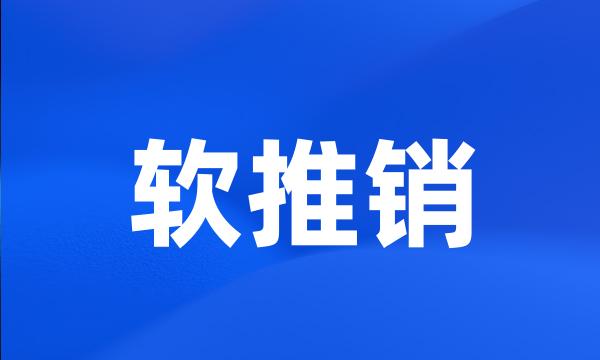 软推销