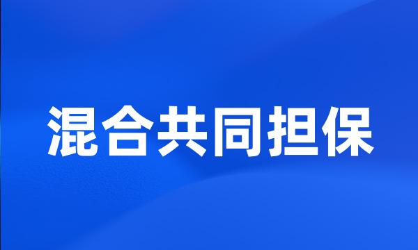 混合共同担保