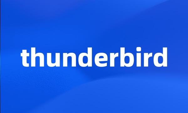 thunderbird