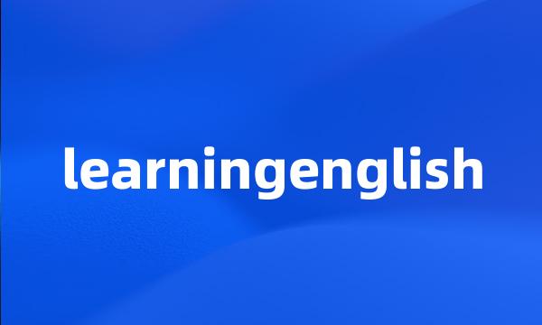 learningenglish