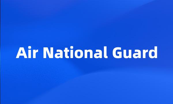 Air National Guard