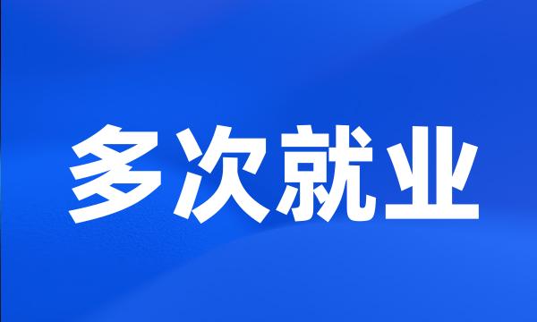 多次就业