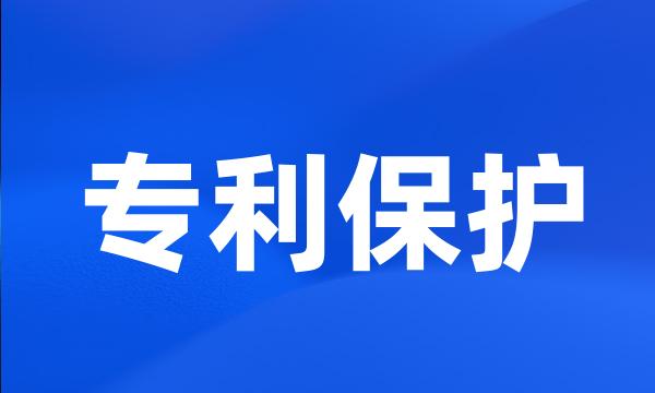 专利保护