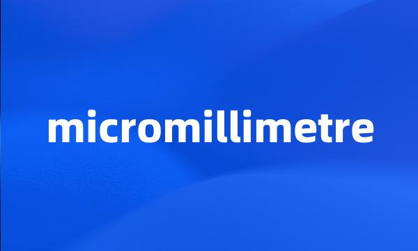 micromillimetre
