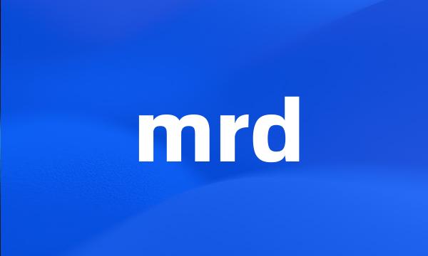 mrd