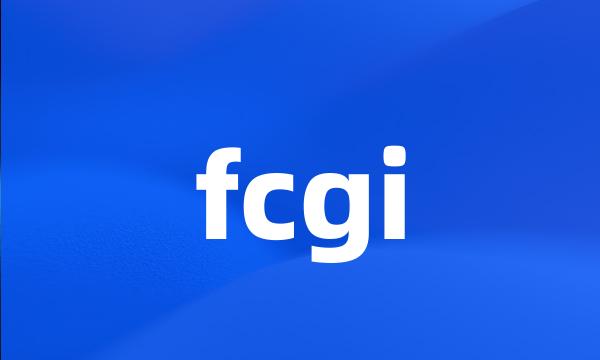 fcgi