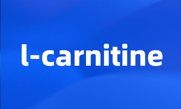 l-carnitine