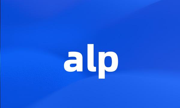 alp