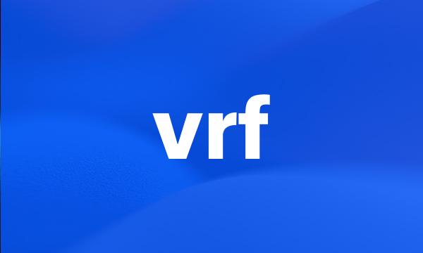 vrf