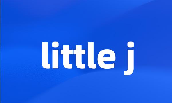 little j