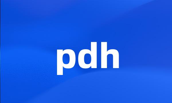 pdh