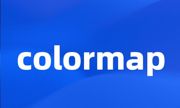 colormap