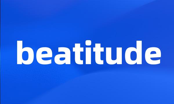 beatitude