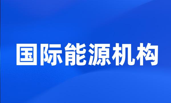 国际能源机构