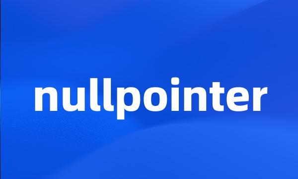 nullpointer