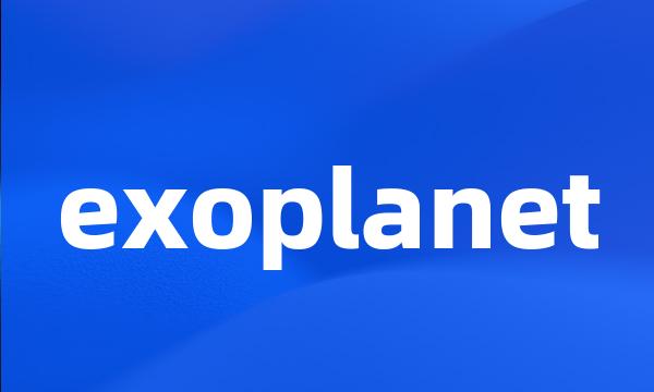 exoplanet