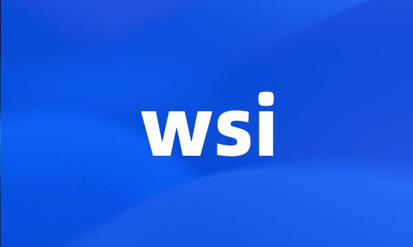 wsi